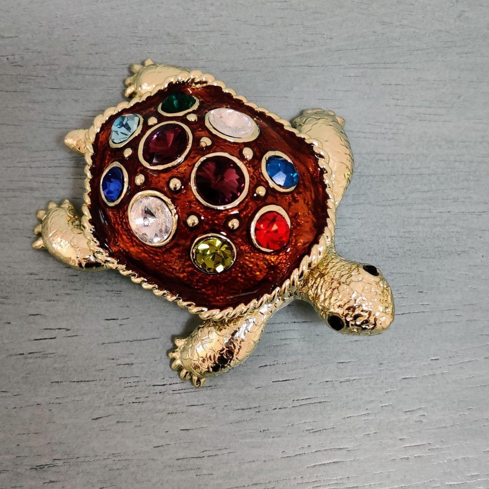 Keren Kopal Turtle Trinket Box